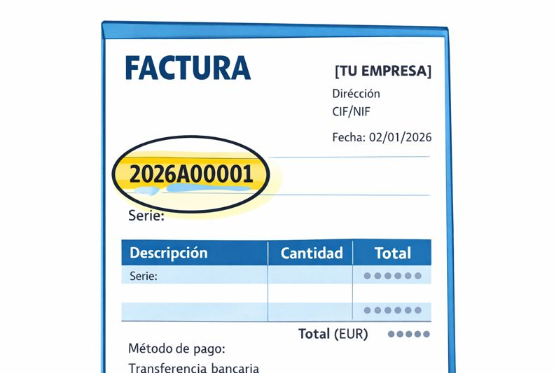 serie facturacion